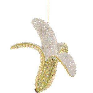 Bedazzled Banana Ornament Cody Foster – Sparkly Holiday Statement | NWT / NIB
